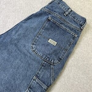 Wrangler Carpenter Denim Shorts Men's 36  Baggy Jorts Utility VTG